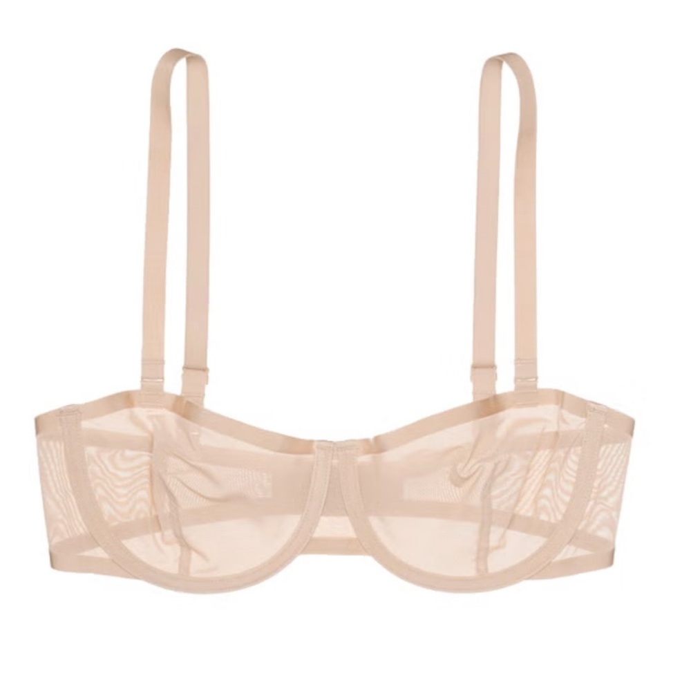 NWT CUUP The Balconette Bra in Sand 32F